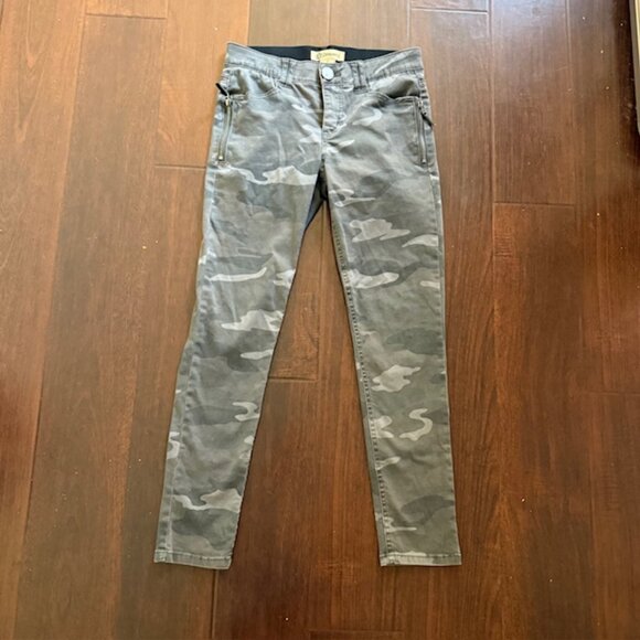 Democracy Pants Womens 4 Camouflage Ab Solution Ankle Skinny Zipper - Picture 1 of 5